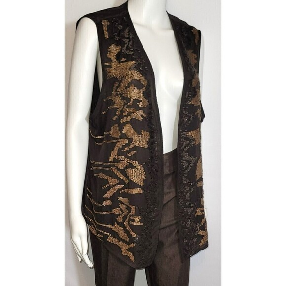 NWT Chico's Vivianna Embellished Beaded Vest - Size 3/L - Picture 2 of 11